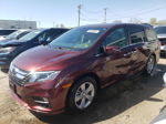 2019 Honda Odyssey Ex Burgundy vin: 5FNRL6H50KB111332