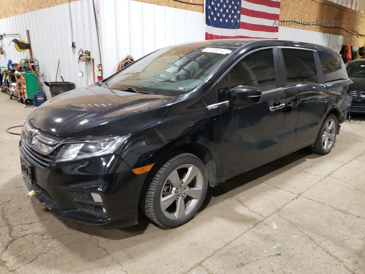 2019 Honda Odyssey Ex Black vin: 5FNRL6H50KB127501