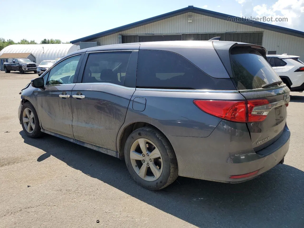 2020 Honda Odyssey Ex Gray vin: 5FNRL6H50LB001351