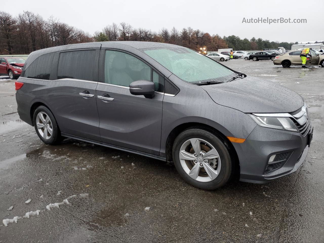 2020 Honda Odyssey Ex Gray vin: 5FNRL6H50LB067933