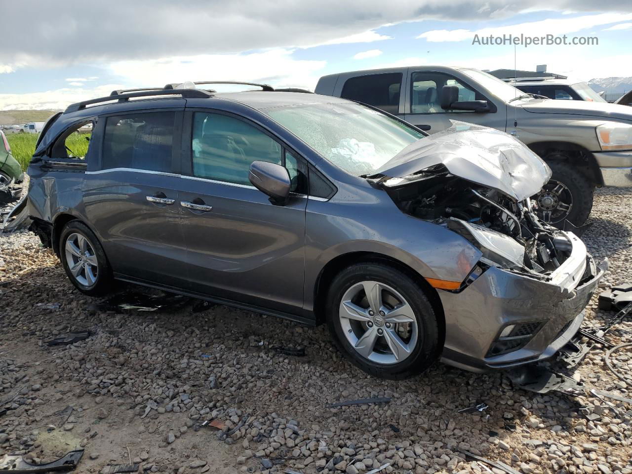 2019 Honda Odyssey Ex Charcoal vin: 5FNRL6H51KB013457