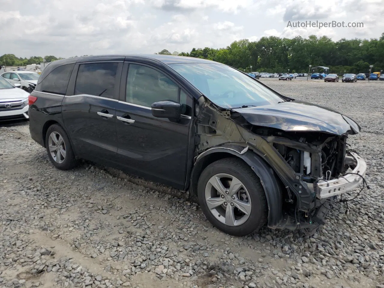 2019 Honda Odyssey Ex Black vin: 5FNRL6H51KB136952