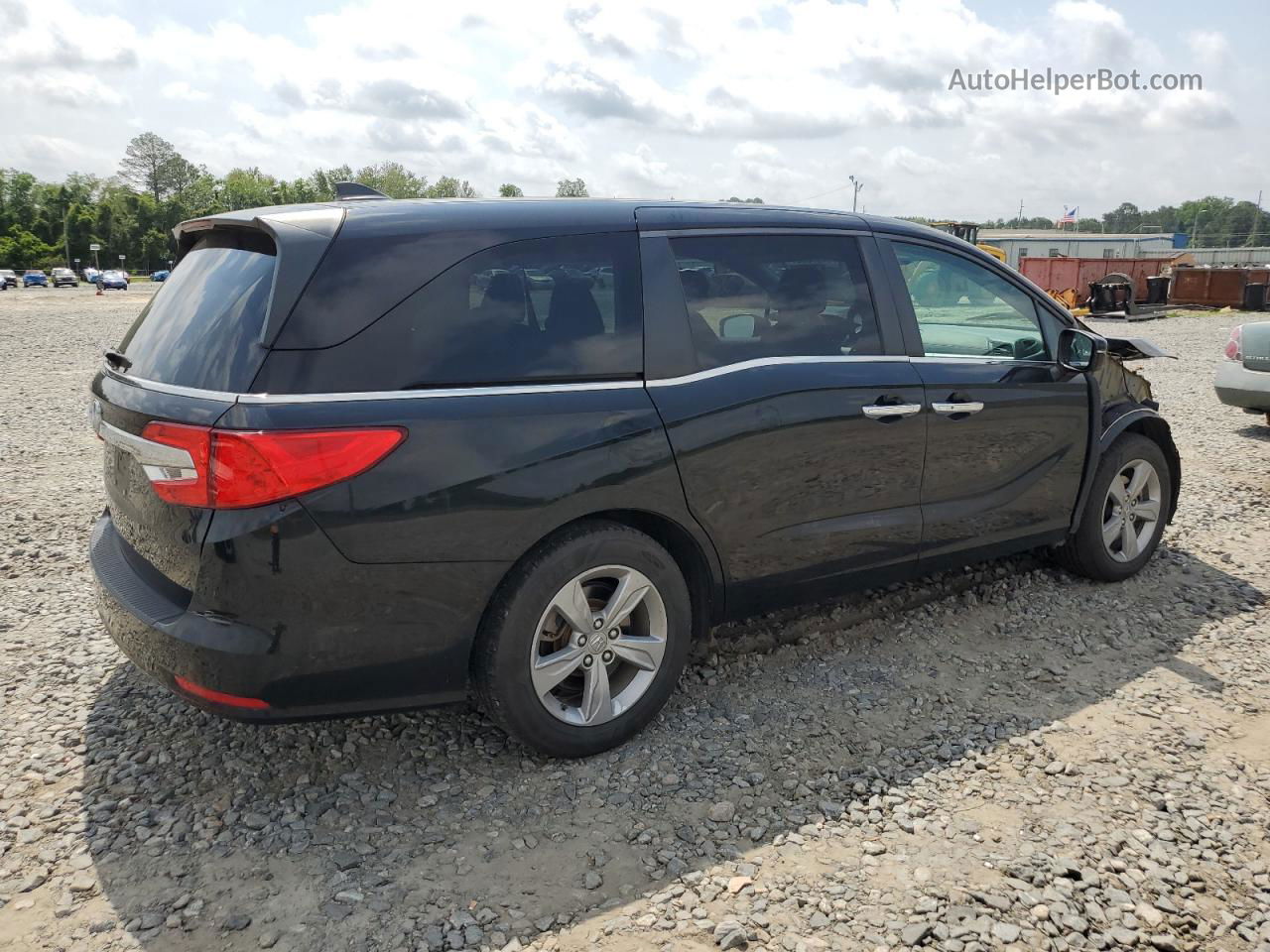 2019 Honda Odyssey Ex Черный vin: 5FNRL6H51KB136952