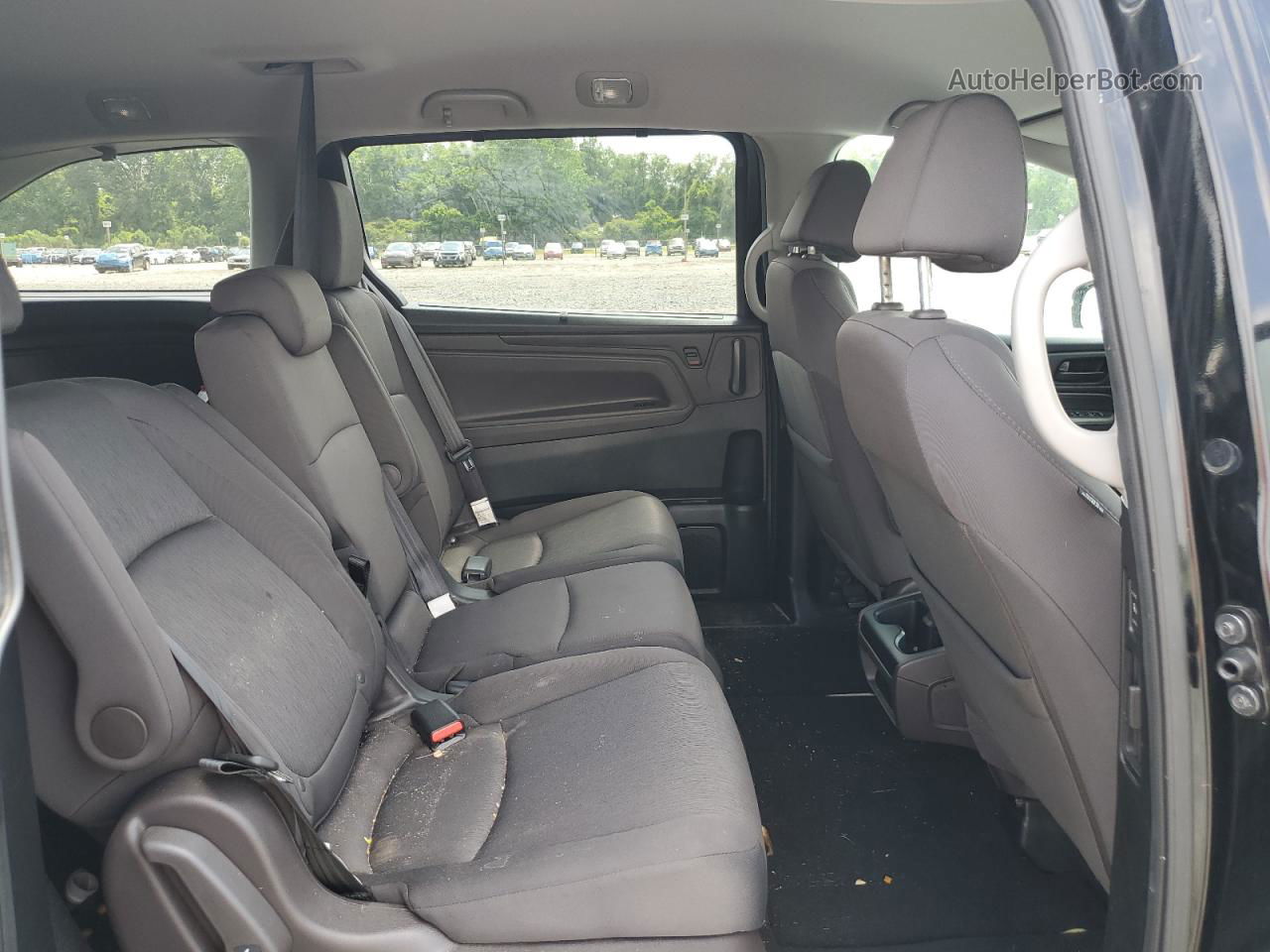 2019 Honda Odyssey Ex Черный vin: 5FNRL6H51KB136952