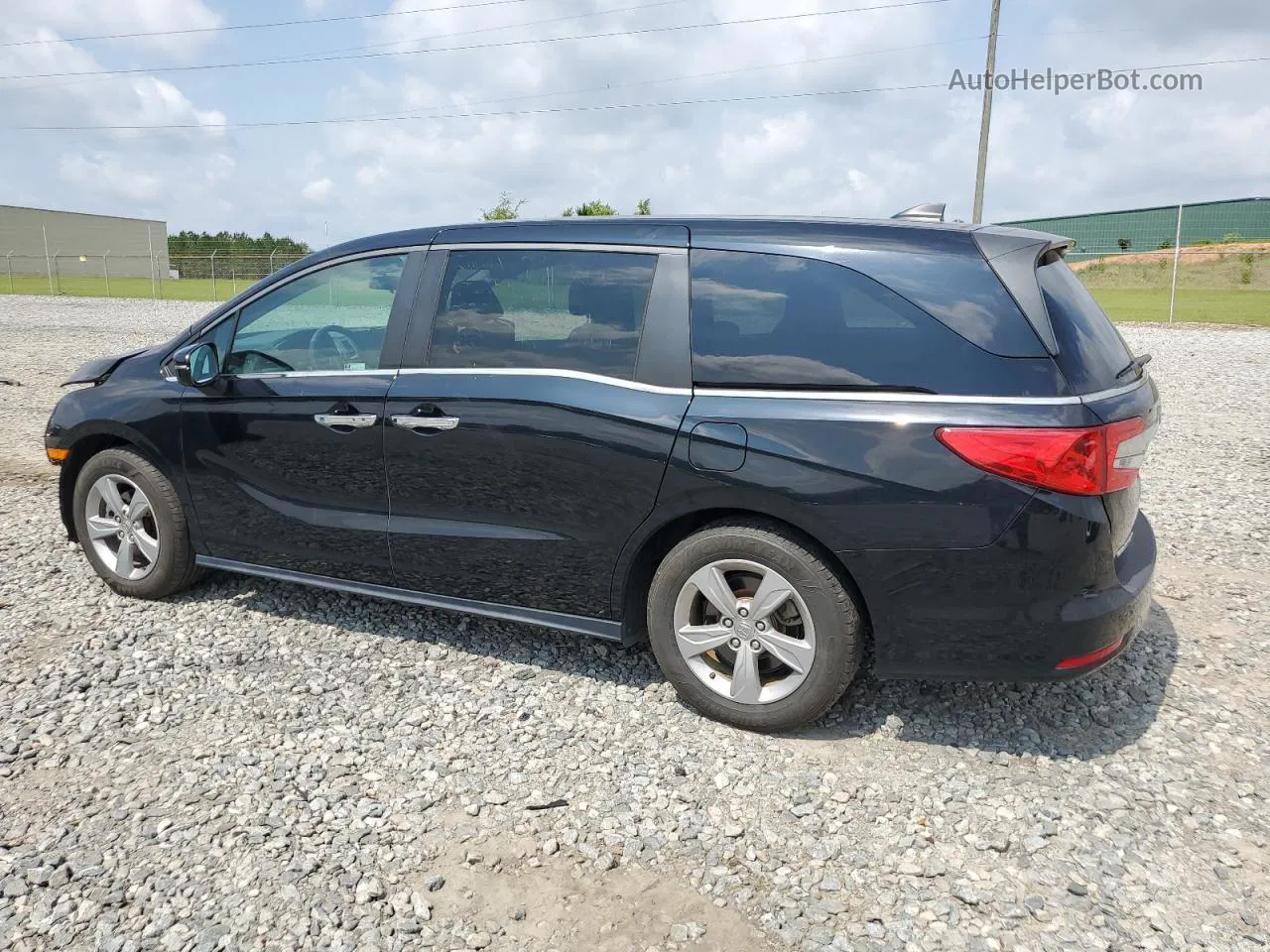 2019 Honda Odyssey Ex Черный vin: 5FNRL6H51KB136952