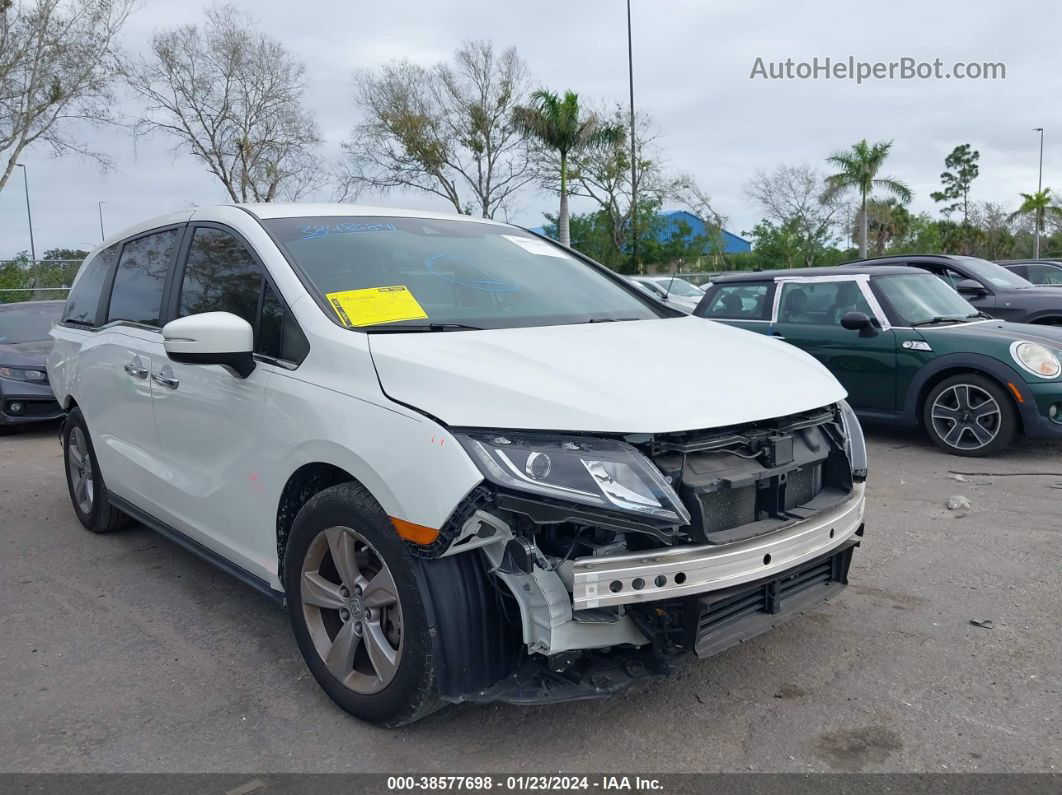 2020 Honda Odyssey Ex White vin: 5FNRL6H51LB033631