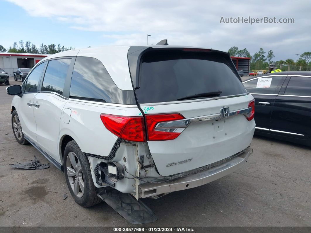 2020 Honda Odyssey Ex White vin: 5FNRL6H51LB033631