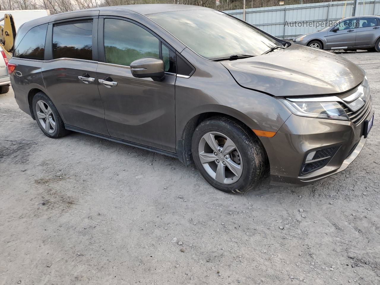 2019 Honda Odyssey Ex Gray vin: 5FNRL6H52KB009451