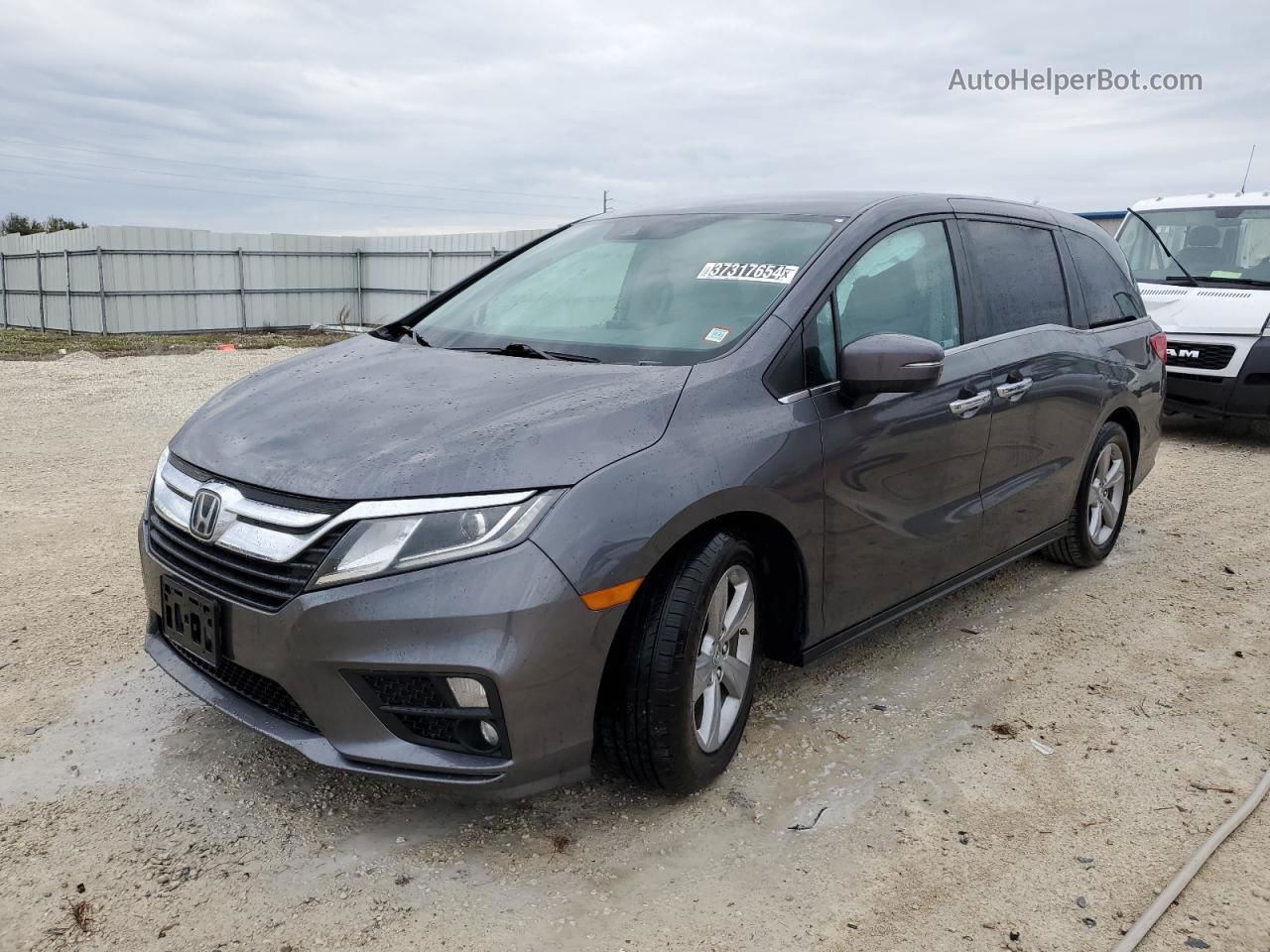 2020 Honda Odyssey Ex Gray vin: 5FNRL6H52LB025652