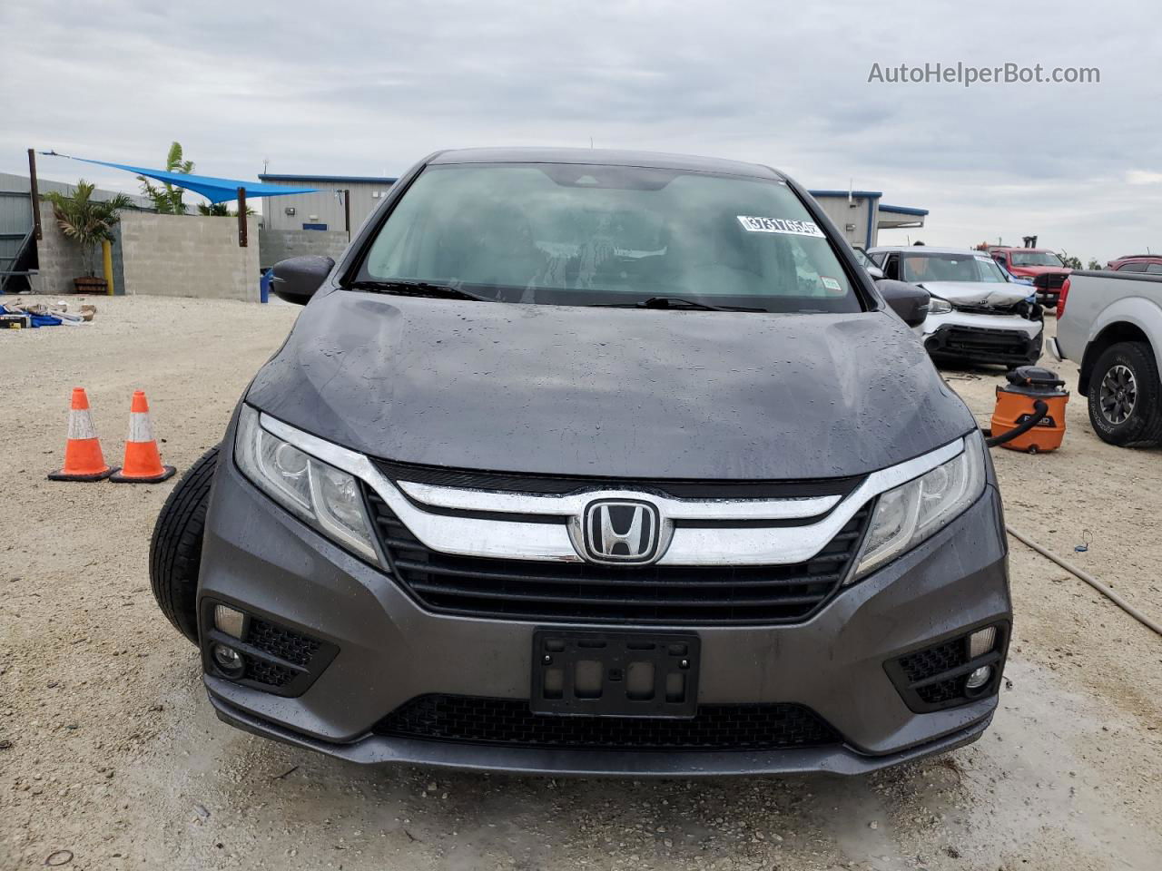 2020 Honda Odyssey Ex Gray vin: 5FNRL6H52LB025652