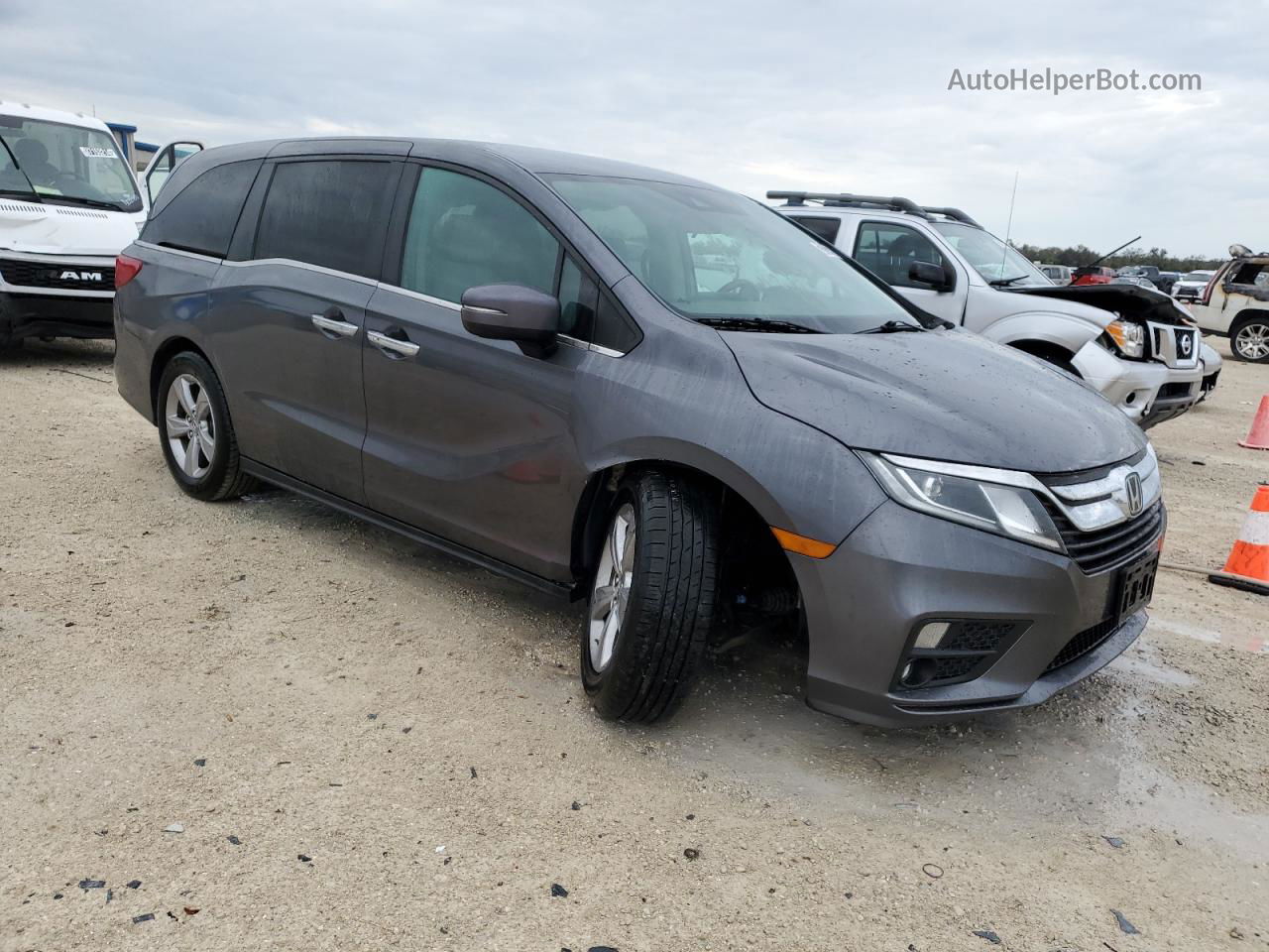 2020 Honda Odyssey Ex Серый vin: 5FNRL6H52LB025652