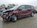 2019 Honda Odyssey Ex Burgundy vin: 5FNRL6H53KB096440