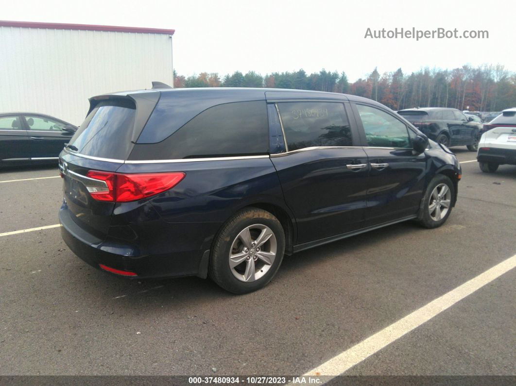 2020 Honda Odyssey Ex Dark Blue vin: 5FNRL6H53LB055372