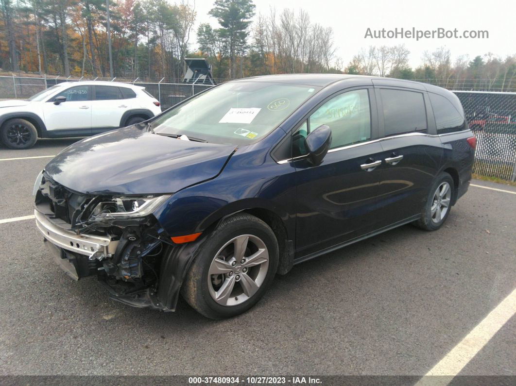 2020 Honda Odyssey Ex Dark Blue vin: 5FNRL6H53LB055372