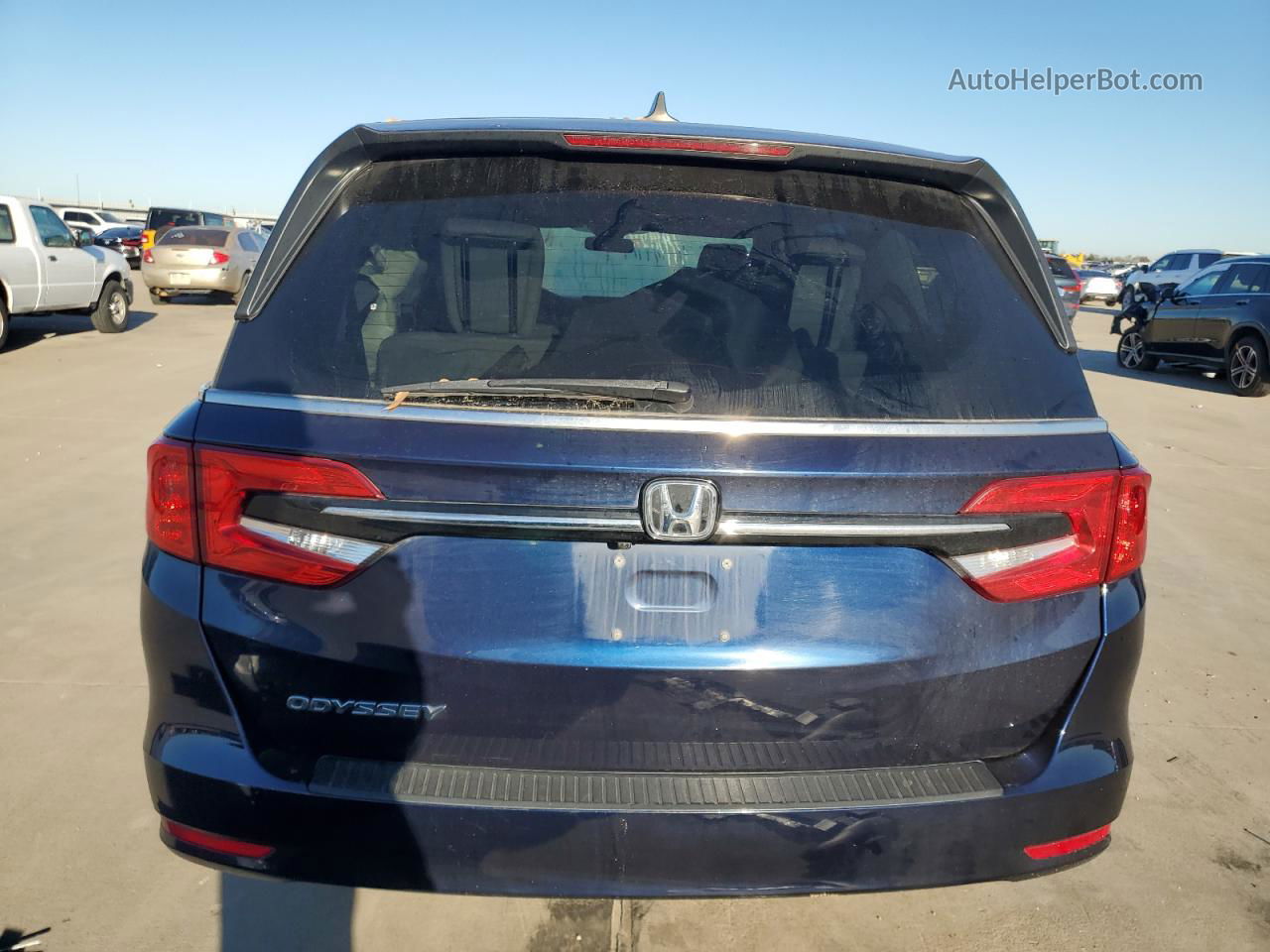 2021 Honda Odyssey Ex Blue vin: 5FNRL6H53MB025418