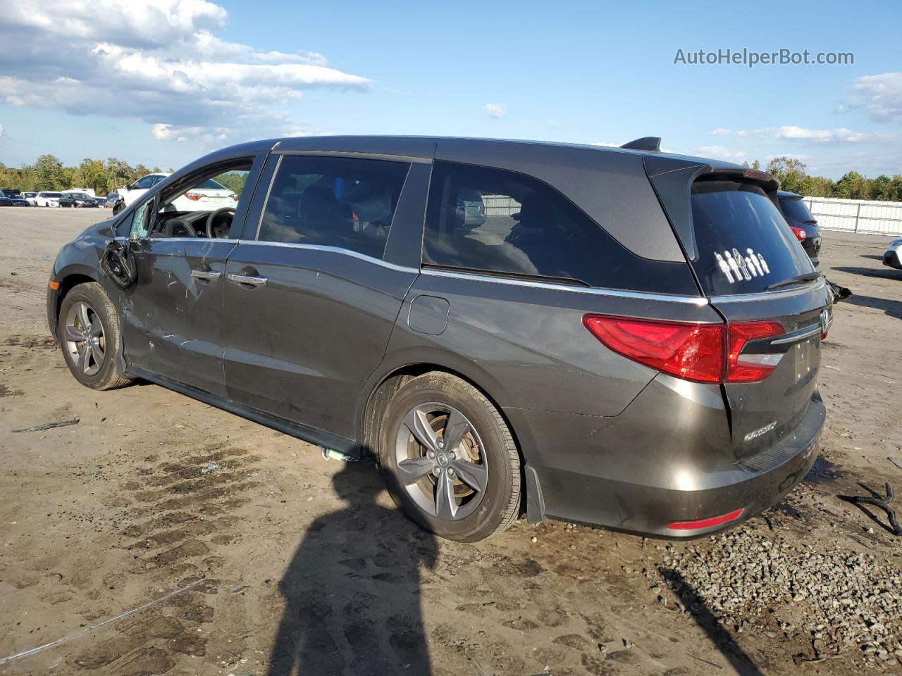 2021 Honda Odyssey Ex Gray vin: 5FNRL6H53MB043725