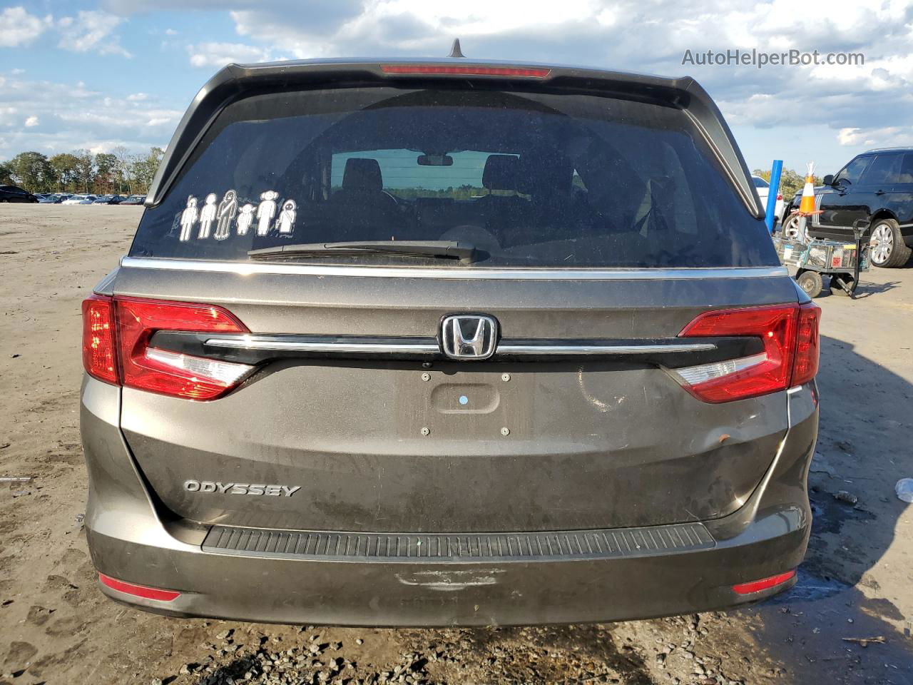 2021 Honda Odyssey Ex Gray vin: 5FNRL6H53MB043725