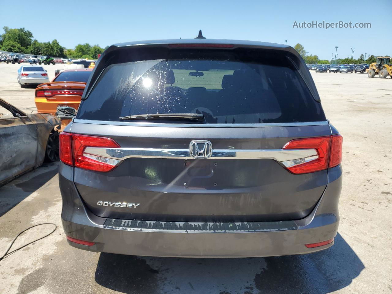 2019 Honda Odyssey Ex Gray vin: 5FNRL6H54KB007619