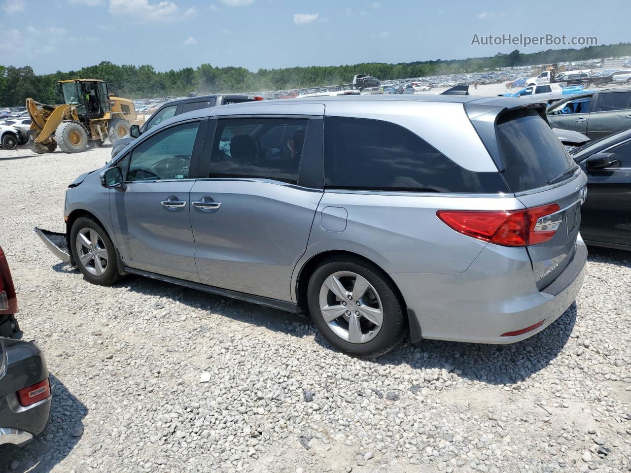 2019 Honda Odyssey Ex Серебряный vin: 5FNRL6H54KB018071