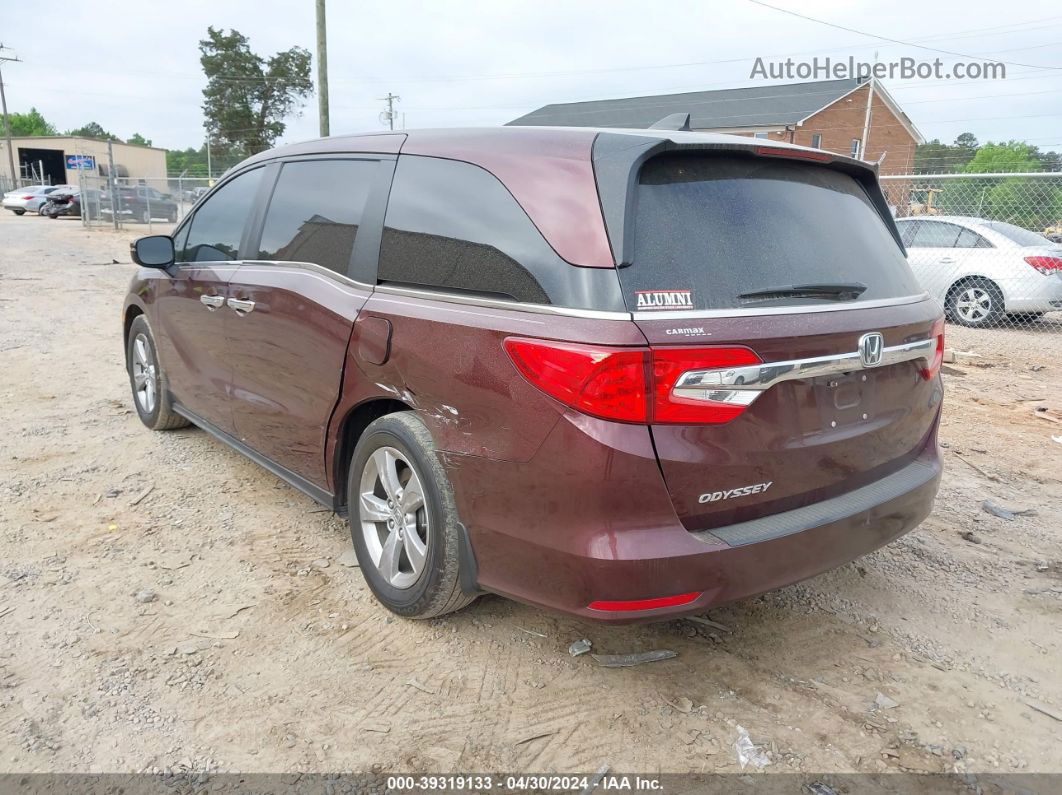 2019 Honda Odyssey Ex Maroon vin: 5FNRL6H54KB114833