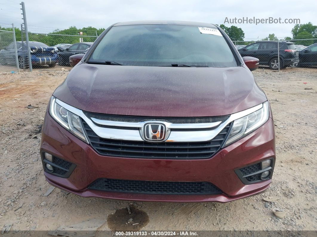 2019 Honda Odyssey Ex Maroon vin: 5FNRL6H54KB114833