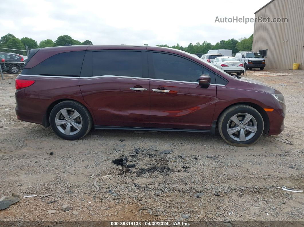 2019 Honda Odyssey Ex Maroon vin: 5FNRL6H54KB114833