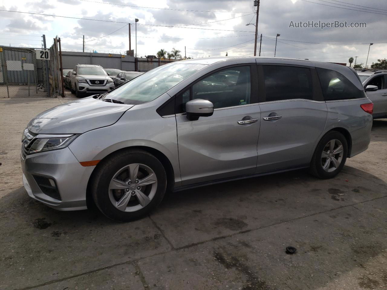 2020 Honda Odyssey Ex Gray vin: 5FNRL6H54LB028892