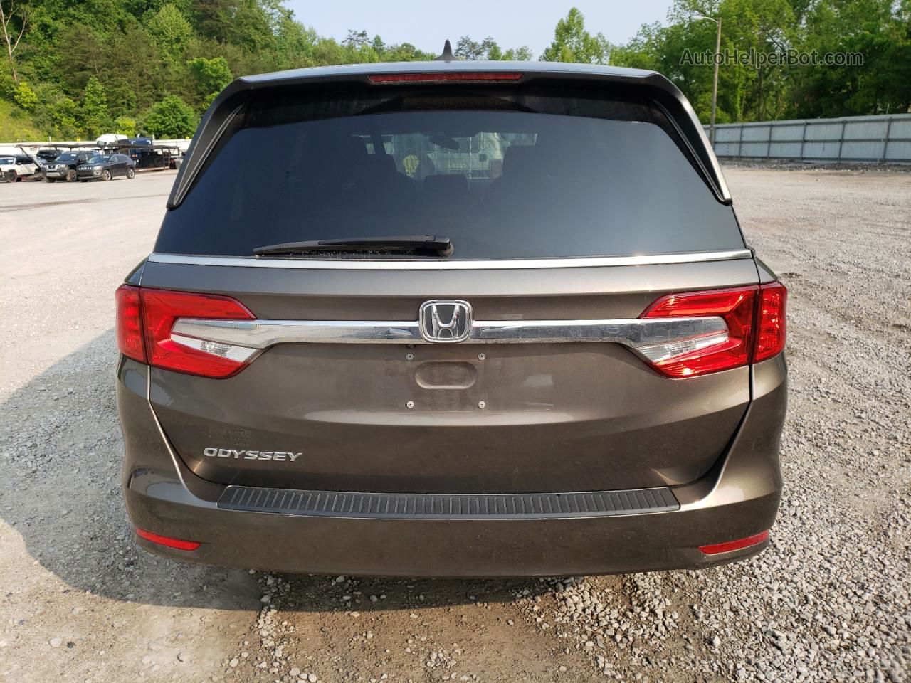 2020 Honda Odyssey Ex Gray vin: 5FNRL6H54LB054683