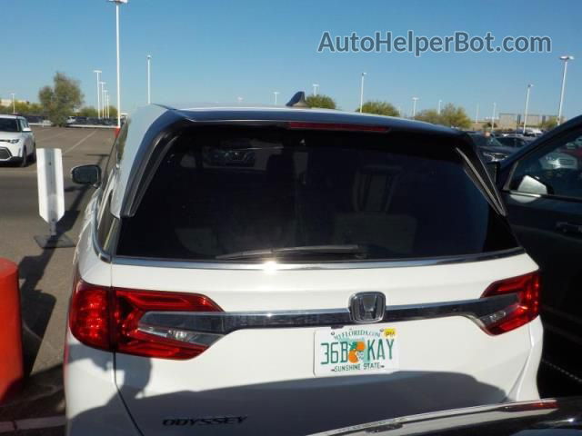 2020 Honda Odyssey Ex White vin: 5FNRL6H55LB010840