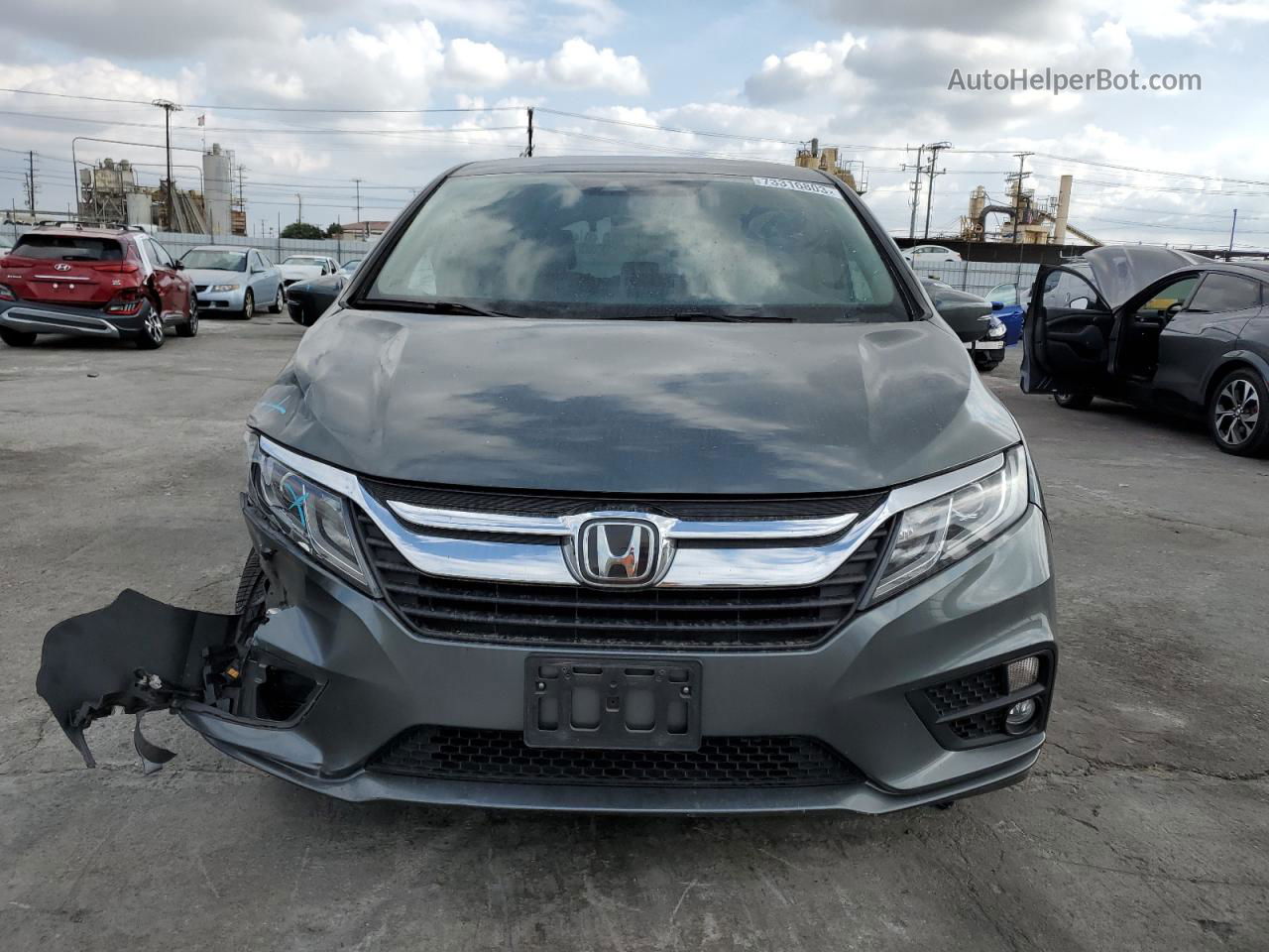 2020 Honda Odyssey Ex Серый vin: 5FNRL6H55LB049850