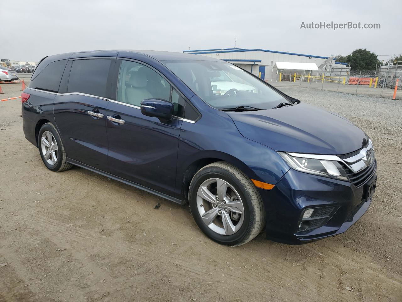 2020 Honda Odyssey Ex Blue vin: 5FNRL6H55LB057561