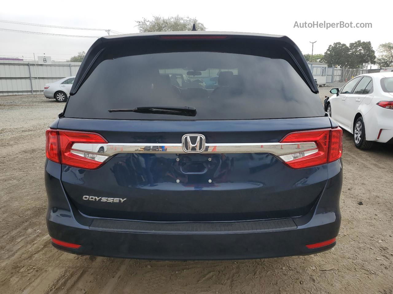 2020 Honda Odyssey Ex Blue vin: 5FNRL6H55LB057561