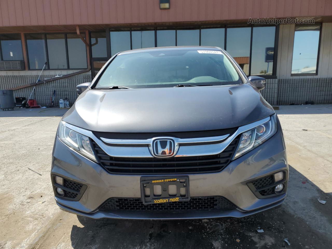 2019 Honda Odyssey Ex Gray vin: 5FNRL6H56KB015284