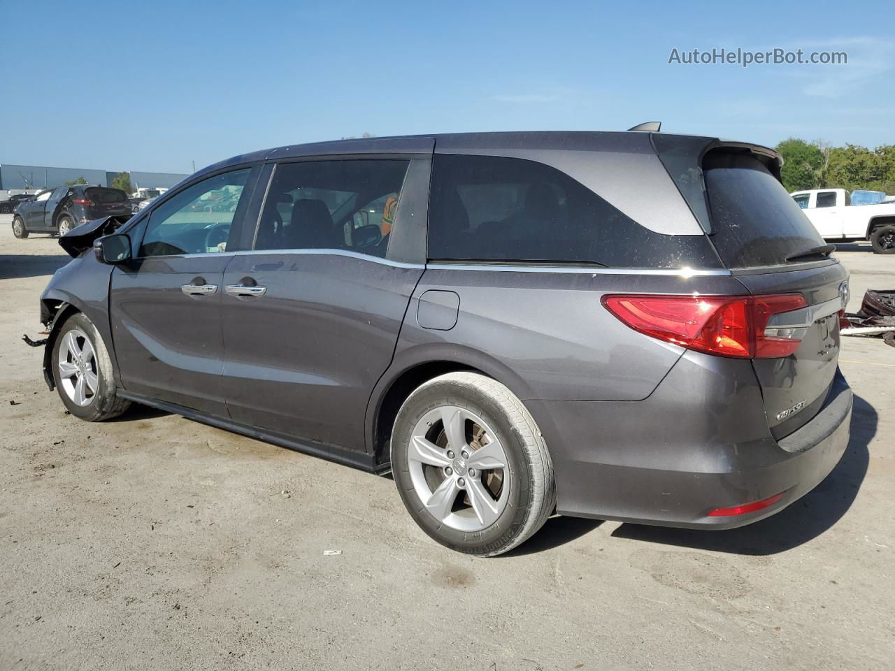 2019 Honda Odyssey Ex Gray vin: 5FNRL6H56KB050438