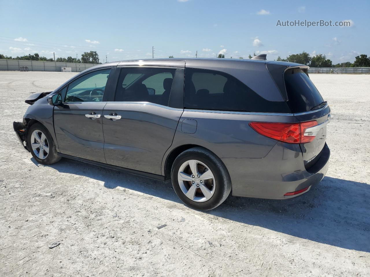 2019 Honda Odyssey Ex Gray vin: 5FNRL6H56KB050438