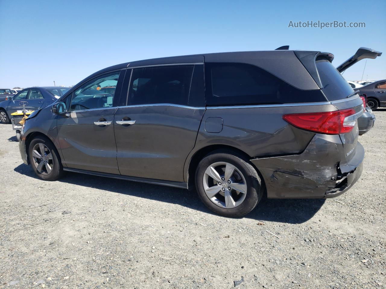 2020 Honda Odyssey Ex Коричневый vin: 5FNRL6H56LB012547