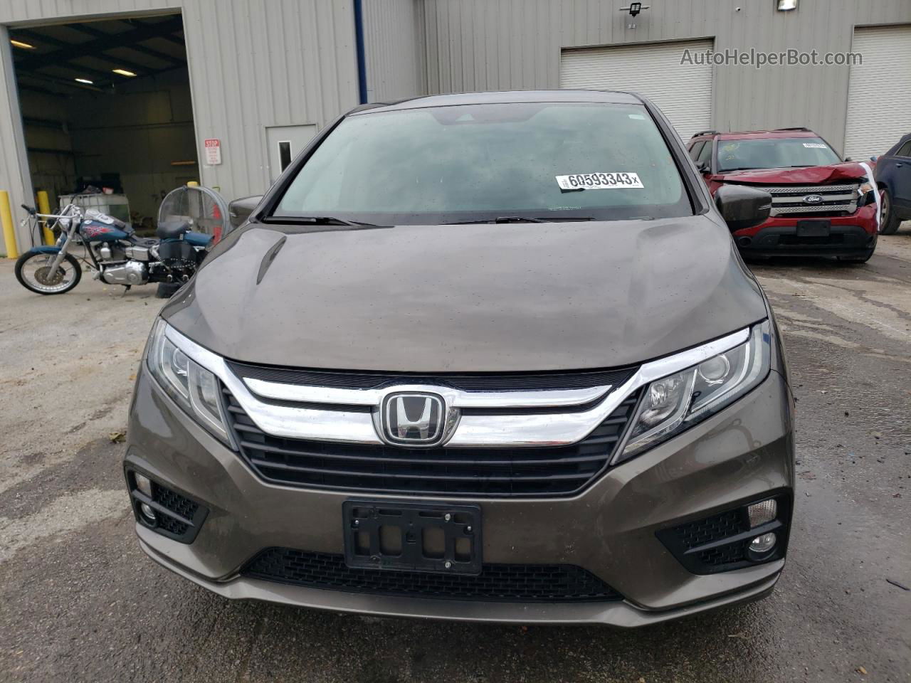 2020 Honda Odyssey Ex Gray vin: 5FNRL6H56LB061294