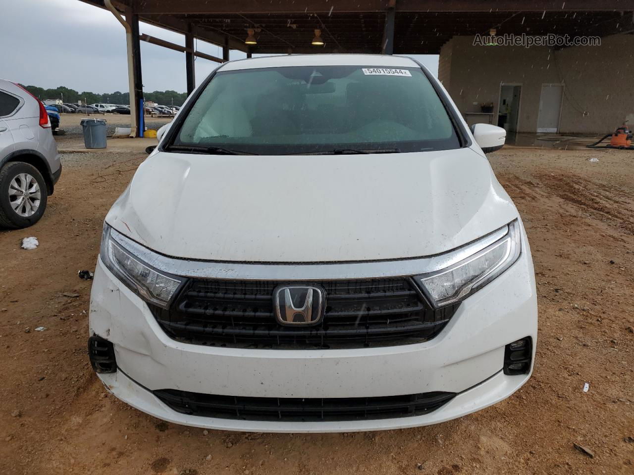 2021 Honda Odyssey Ex White vin: 5FNRL6H56MB004501