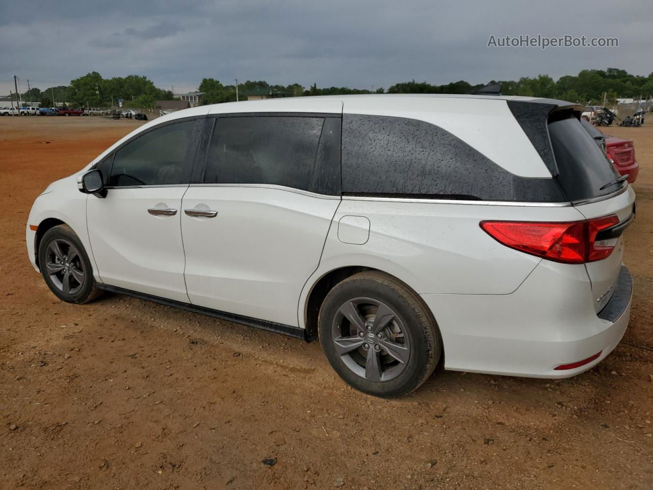 2021 Honda Odyssey Ex White vin: 5FNRL6H56MB004501