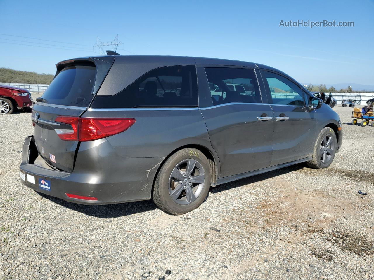 2021 Honda Odyssey Ex Серый vin: 5FNRL6H56MB035411