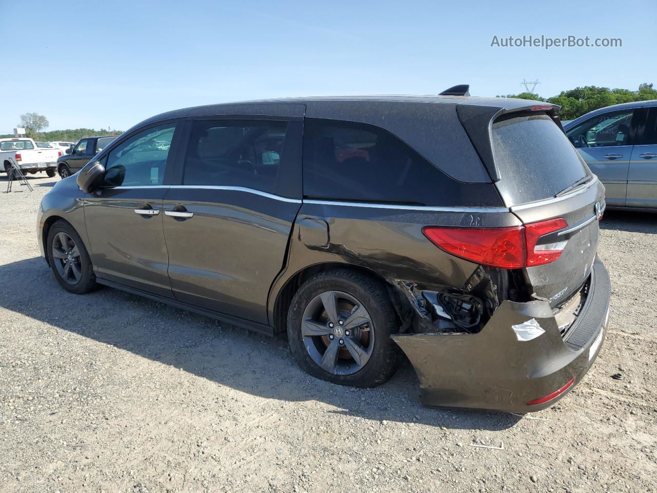 2021 Honda Odyssey Ex Gray vin: 5FNRL6H56MB035411