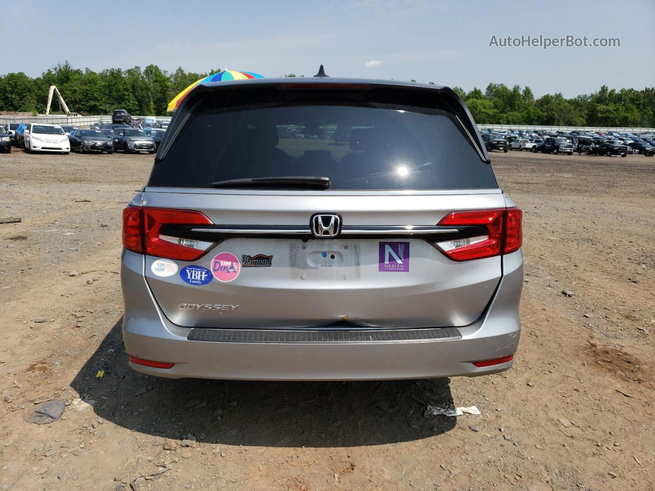 2021 Honda Odyssey Ex Silver vin: 5FNRL6H56MB043167