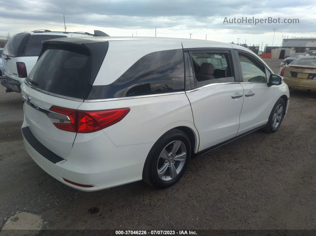 2019 Honda Odyssey Ex White vin: 5FNRL6H57KB014709