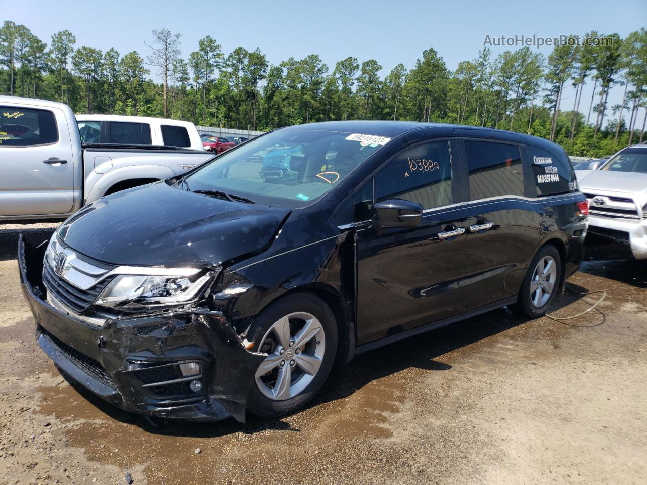 2020 Honda Odyssey Ex Black vin: 5FNRL6H57LB051499