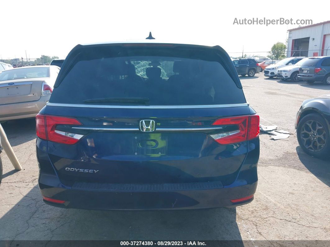 2021 Honda Odyssey Ex Blue vin: 5FNRL6H57MB028869