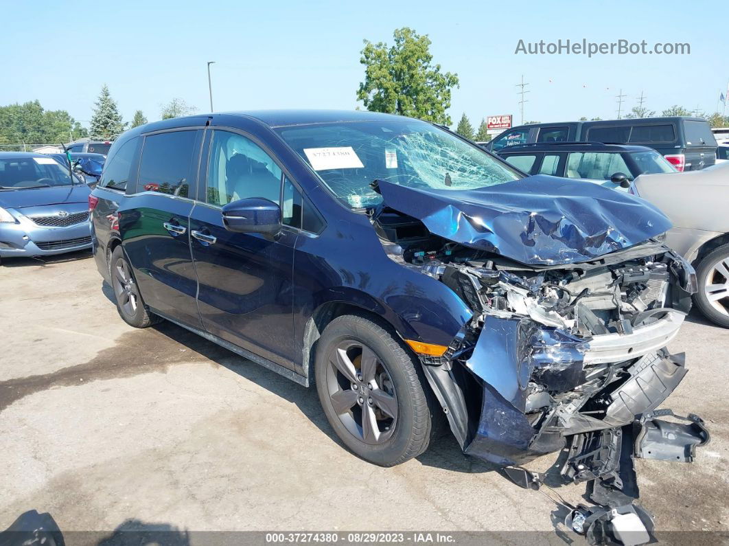 2021 Honda Odyssey Ex Blue vin: 5FNRL6H57MB028869