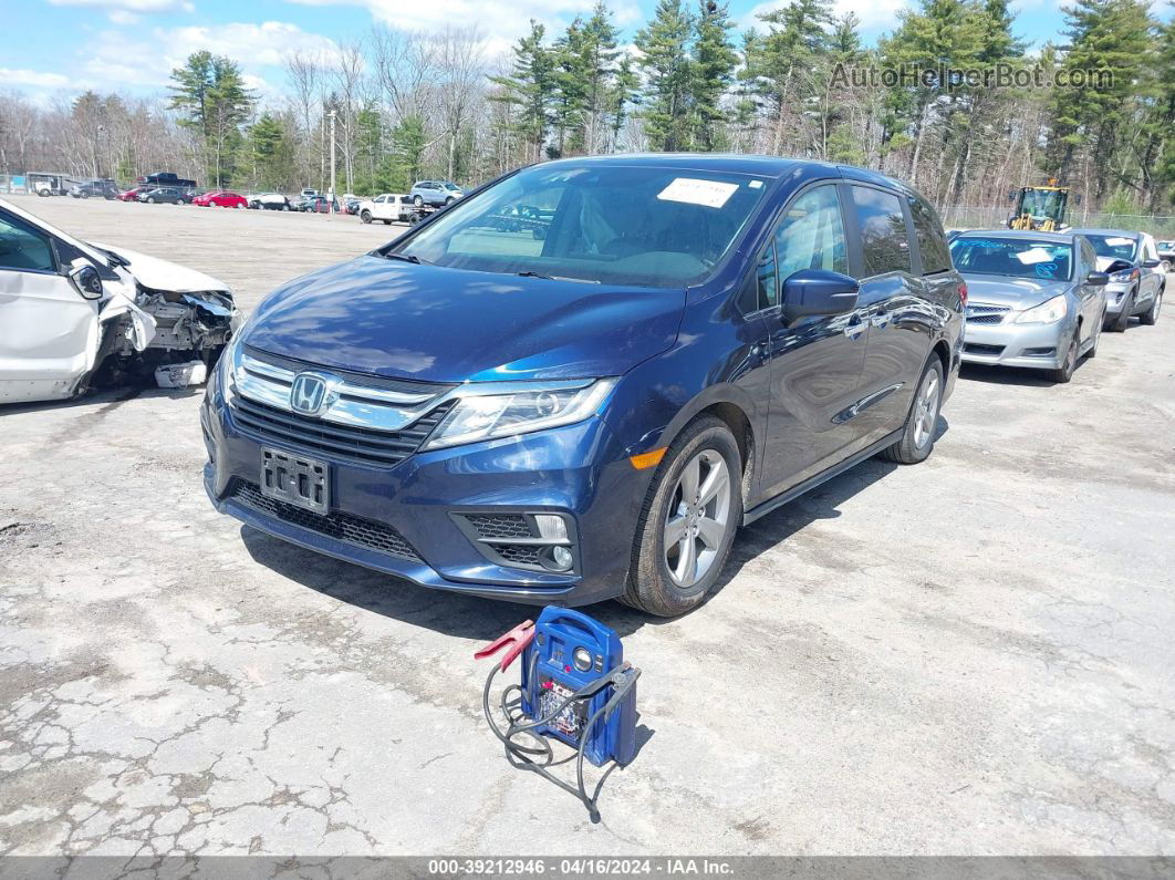 2019 Honda Odyssey Ex Dark Blue vin: 5FNRL6H58KB117430