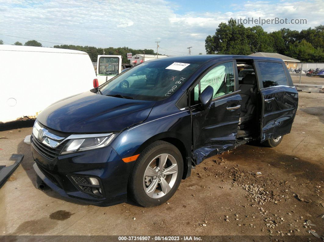 2019 Honda Odyssey Ex Dark Blue vin: 5FNRL6H59KB124001