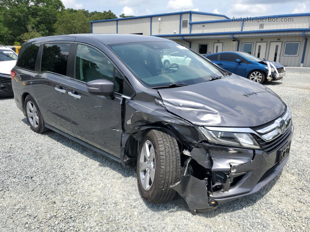 2020 Honda Odyssey Ex Gray vin: 5FNRL6H59LB000618