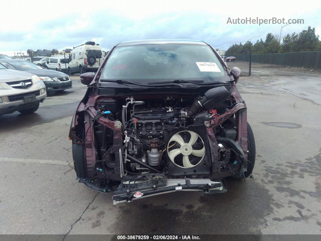 2020 Honda Odyssey Ex Burgundy vin: 5FNRL6H59LB022618